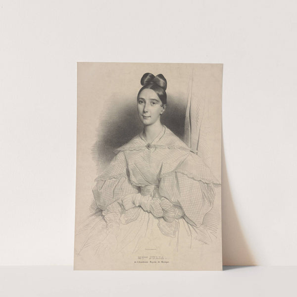 M’elle Julia, de l’Académie Royale de Musique (1830-1839) by Achille Devéria