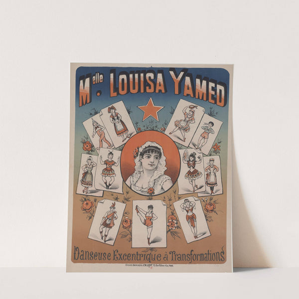Melle Louisa Yamed. Danseuse excentique à transformations (1882-1888) by Imp. Charles Lévy