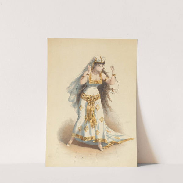 Melle. Marcus dans Le voyage dans la lune, rôle de Fantasia, Théâtre de la Gaité (1875) by Imp. Becquet