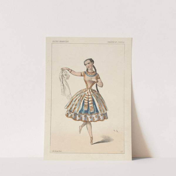 Melle. Plumkett, rôle de Lia, dans L’enfant prodigue, Théâtre de l’Opéra (1851) by Alexandre Lacauchie