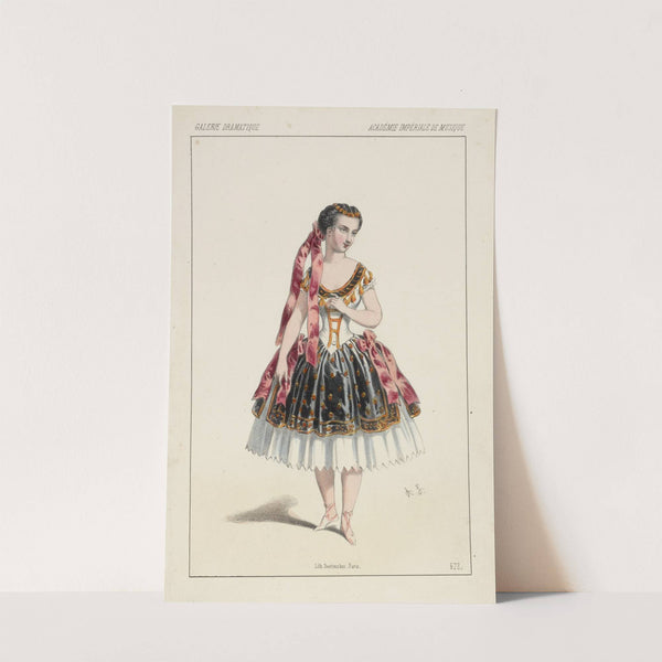 Melle Rosati, dans Les boucaniers, ballet du 2e acte (1854) by Alexandre Lacauchie
