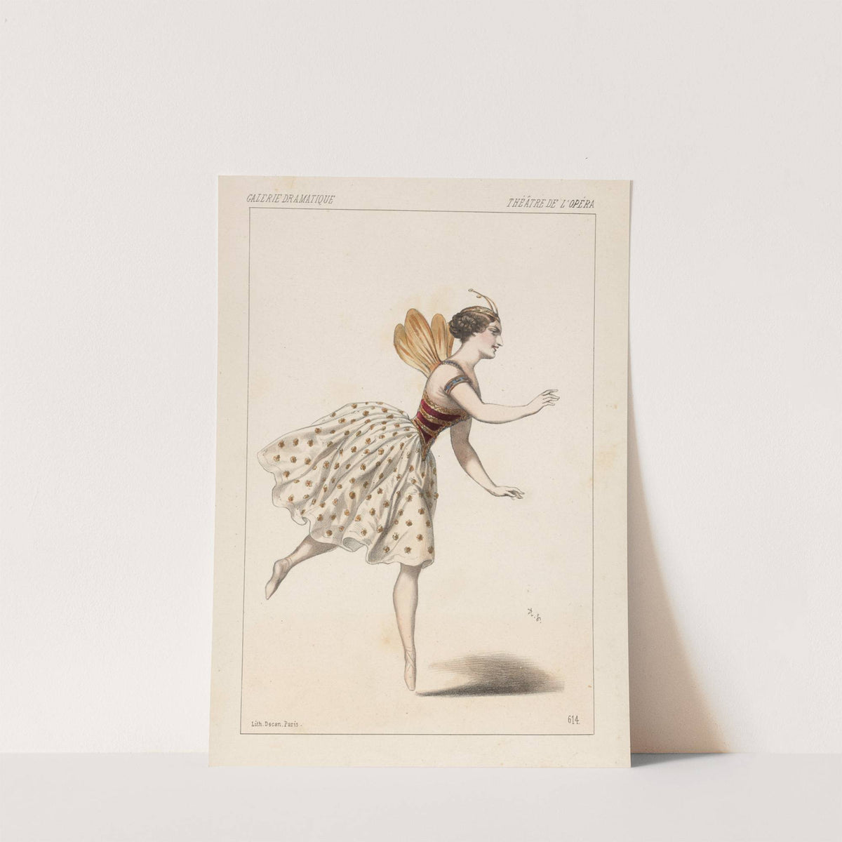 Melle Taglioni; rôle de la Reine des Abeilles, dans Le Juif errant (1852) by Alexandre Lacauchie