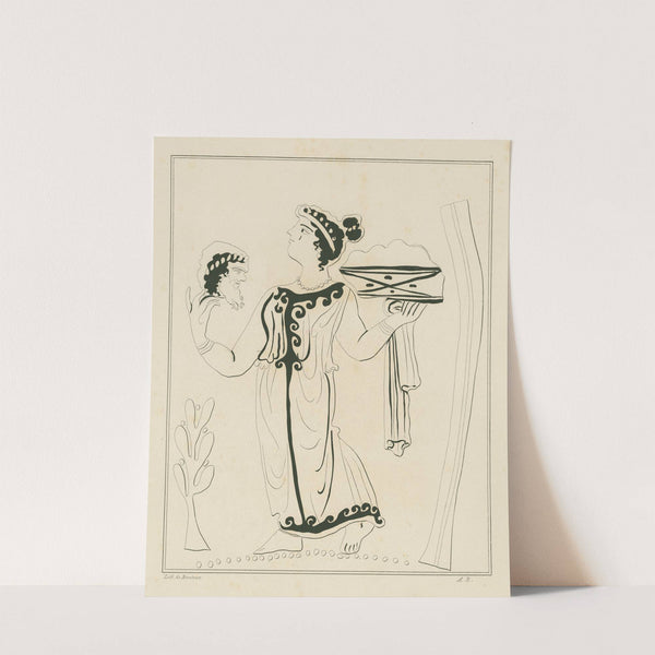 Melpomene, muse of tragedy (1844-1861) by A. Rey