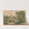 Melrose Abbey by Currier & Ives.
