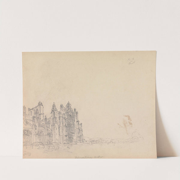 Melrose Abbey, Scotland by James Moore