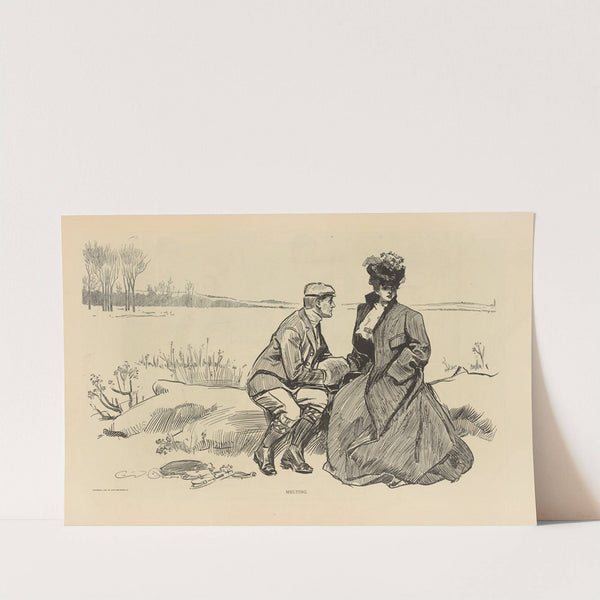 Melting (1893-1900) by Charles Dana Gibson