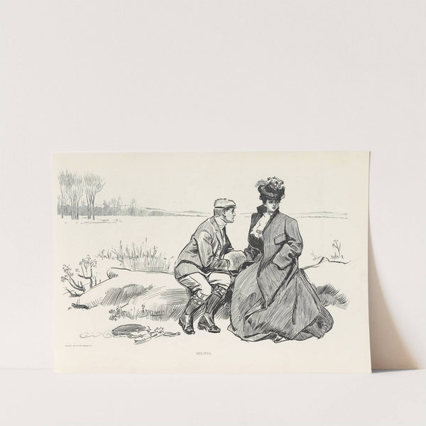 Melting (1900) by Charles Dana Gibson