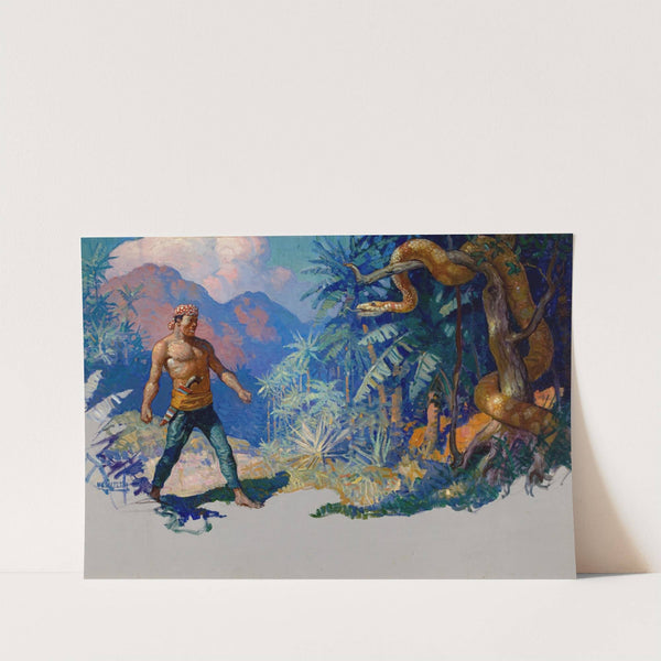 Memgumban Gets the Idea (1920) by N. C. Wyeth