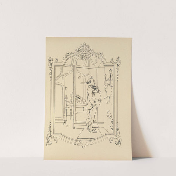 Mémoires d’une glace Pl.02 (1894) by Albert Guillaume