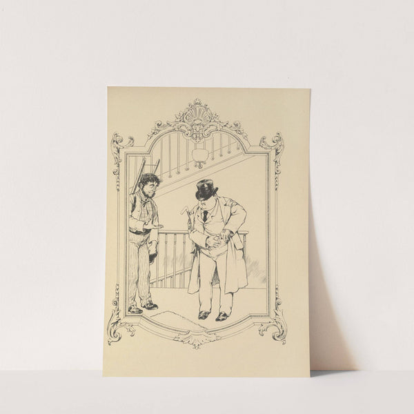 Mémoires d’une glace Pl.03 (1894) by Albert Guillaume