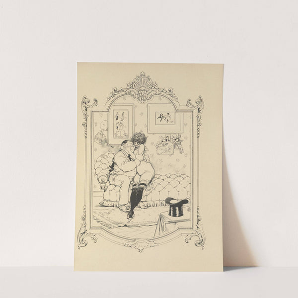 Mémoires d’une glace Pl.04 (1894) by Albert Guillaume