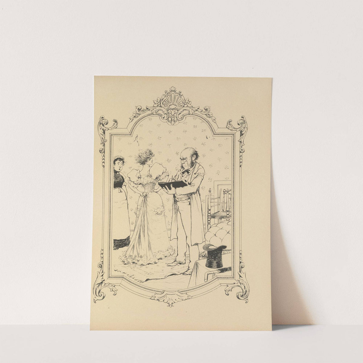Mémoires d’une glace Pl.07 (1894) by Albert Guillaume