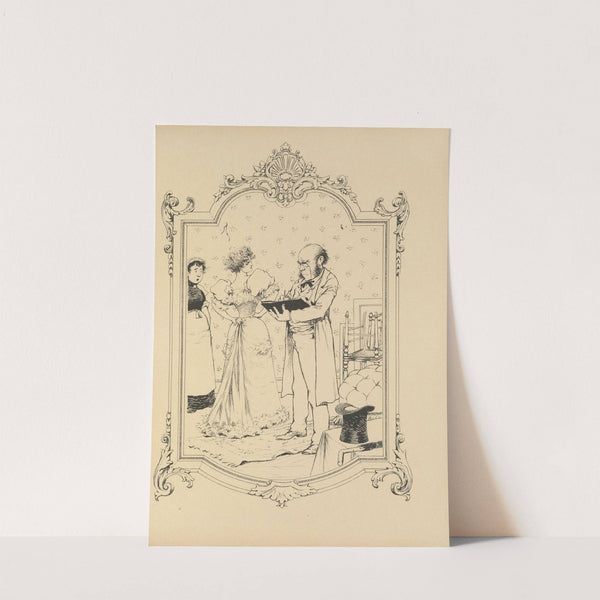 Mémoires d’une glace Pl.07 (1894) by Albert Guillaume