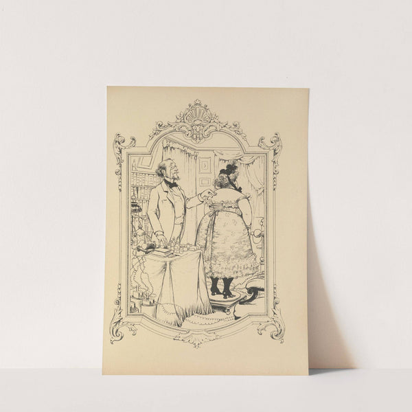 Mémoires d’une glace Pl.10 (1894) by Albert Guillaume