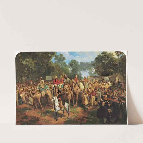 Memorandum of the Start of the Exploring Expedition by Nicholas Chevalier