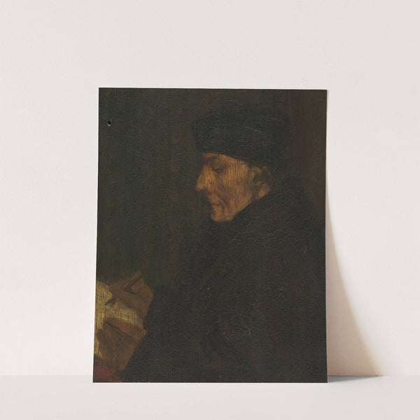 Memory Copy of Holbein’s Erasmus by Alphonse Legros