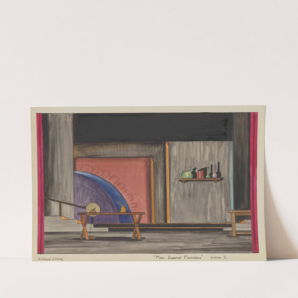 Men Against Microbes: Sketch no. 1, Scene I (1934-1943) by Richard D. Foley