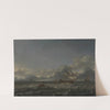 Men of War in a Stiff Breeze (mid-17th century) by Jan Theunisz. Blanckerhoff