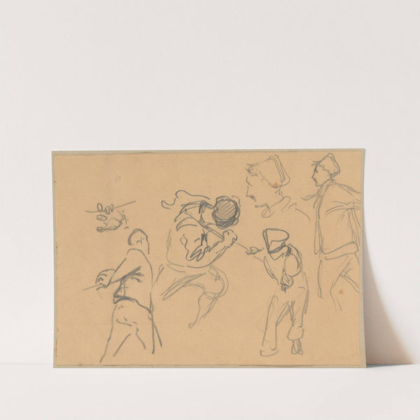 Men Pulling Ropes by John Singer Sargent