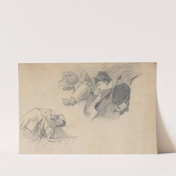 Men Sleeping on Deck of Ship by John Singer Sargent