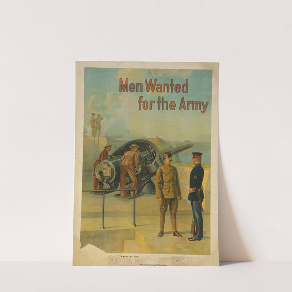 Men wanted for the army by Michael P. Whelan