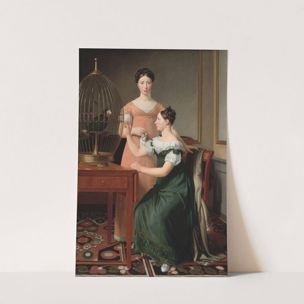 Mendel Levin Nathanson’s Elder Daughters, Bella and Hanna (1820) by Christoffer Wilhelm Eckersberg