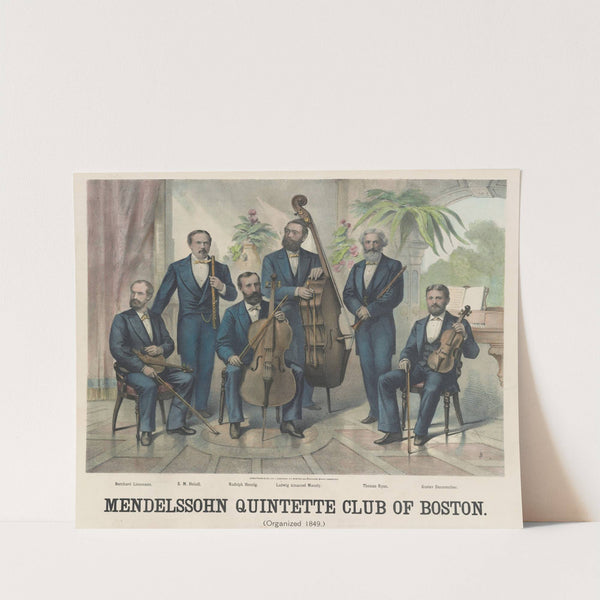 Mendelssohn Quintette Club of Boston (organized 1849) (1878) by Armstrong & Co