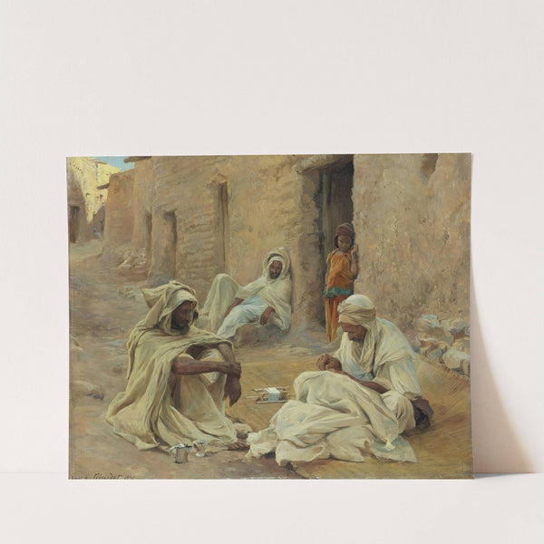 Mending (1896) by Eugène Girardet