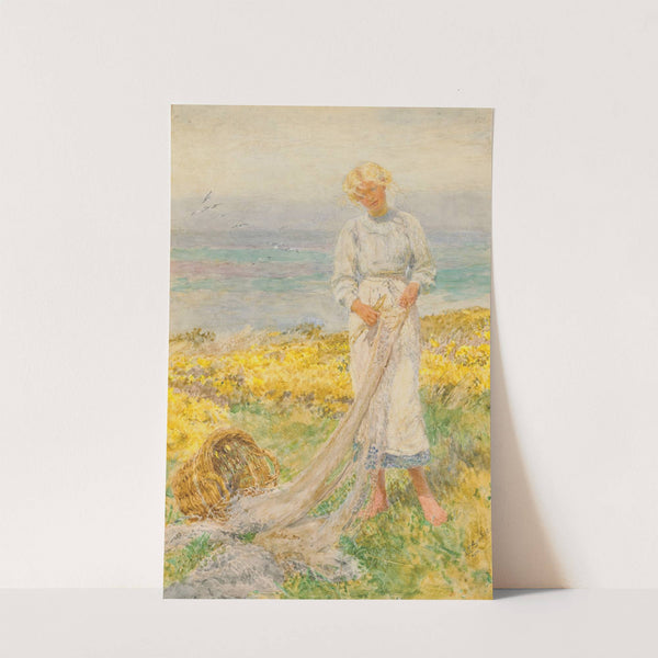 Mending nets (1911) by Lionel Percy Smythe