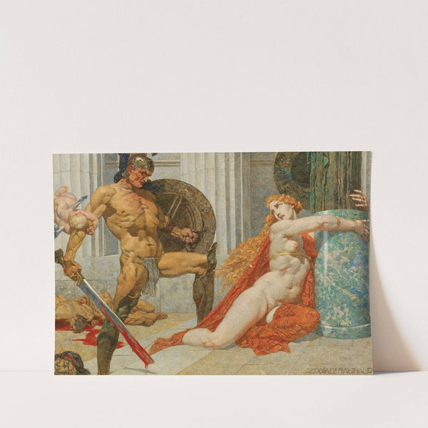 Menelaos Findet Helena by Alexander Rothaug