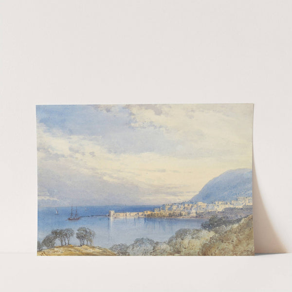 Menton, France by William Callow