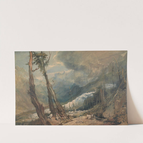 Mer de Glace, in the Valley of Chamouni, Switzerland by Joseph Mallord William Turner