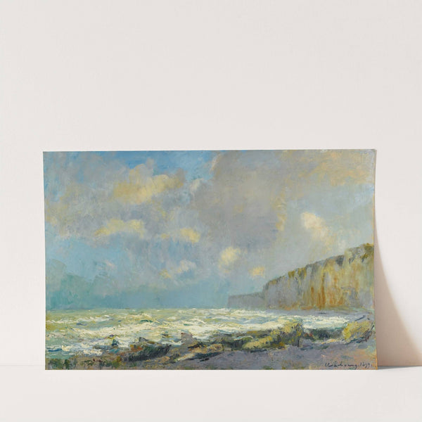 Mer Montante À Veulettes (1899) by Albert Lebourg