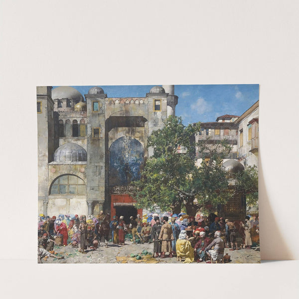 Mercato in Oriente (1881) by Alberto Pasini