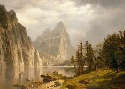 Merced River, Yosemite Valley (1866)