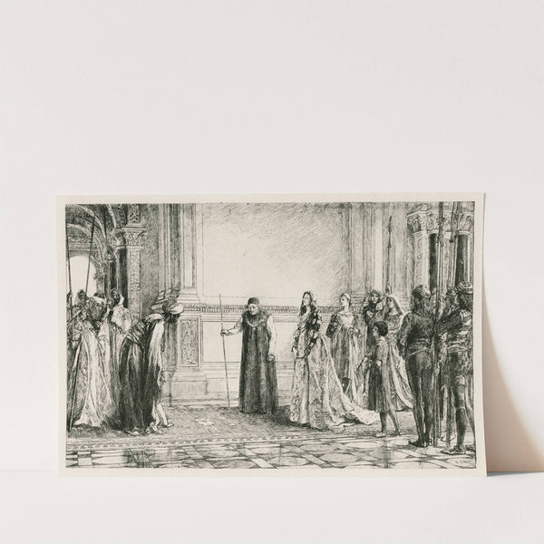 Merchant of Venice, act II, scene 1 (1888) by Edwin Austin Abbey