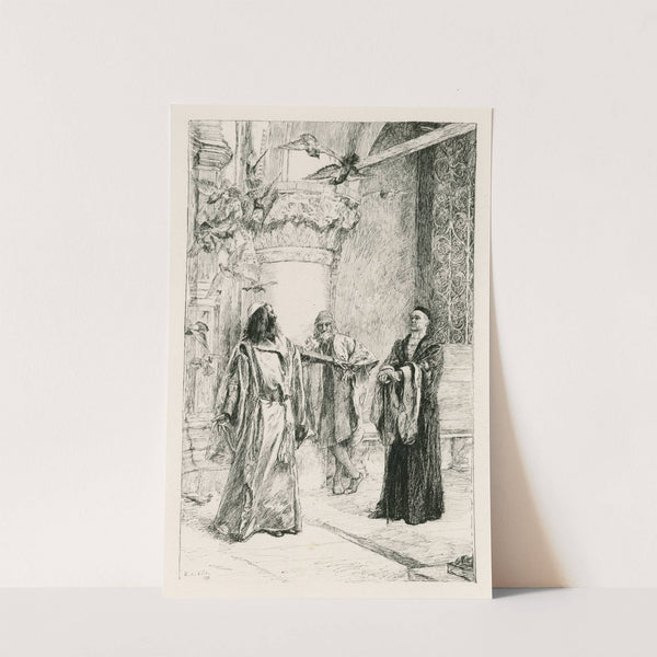 Merchant of Venice, I, 3 (1888) by Edwin Austin Abbey