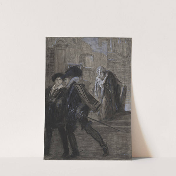 Merchant of Venice, III, 1, as acted at the Garrick Theatre, Arthur Bourchier (Shylock) (1905) by Charles A. Buchel