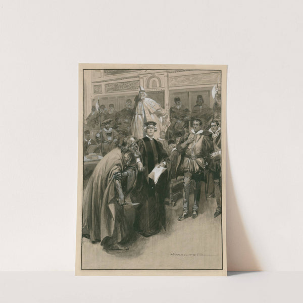 Merchant of Venice, IV, 1 (1905) by Max Cowper