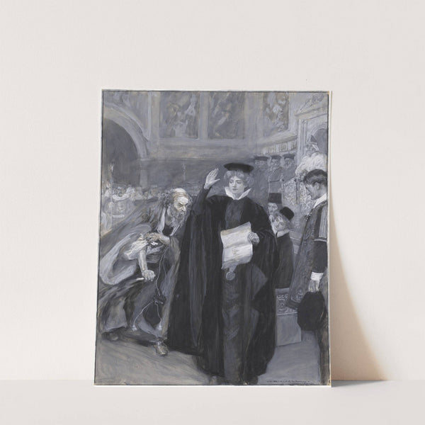 Merchant of Venice, Portia as played by Miss Violet Vanbrugh by William Hatherell