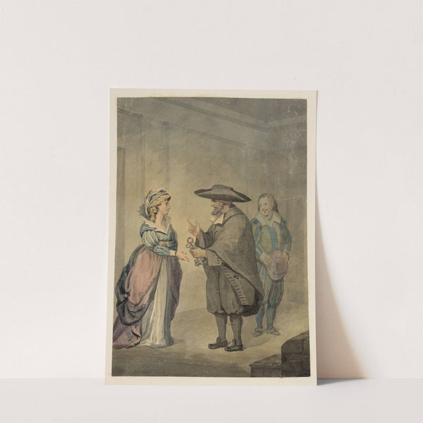 Merchant of Venice, Shylock and Jessica (1829) by Johann Heinrich Ramberg