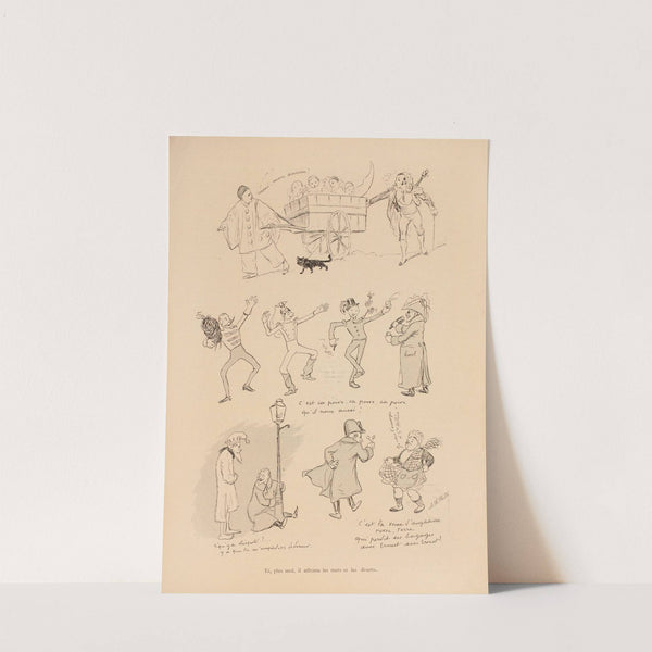 Merci mon ancien by Adolphe Léon Willette