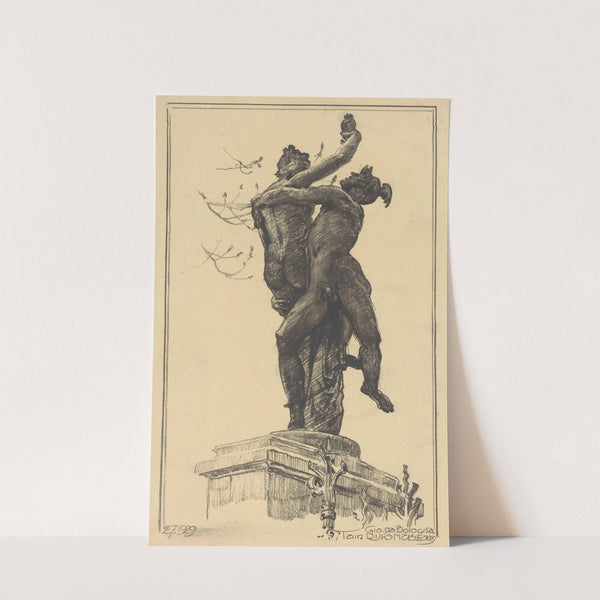 Mercurius ontvoert Psyche (1929-07-02) by Huib Luns