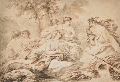 Mercury entrusting the infant Bacchus to the nymphs (1777)