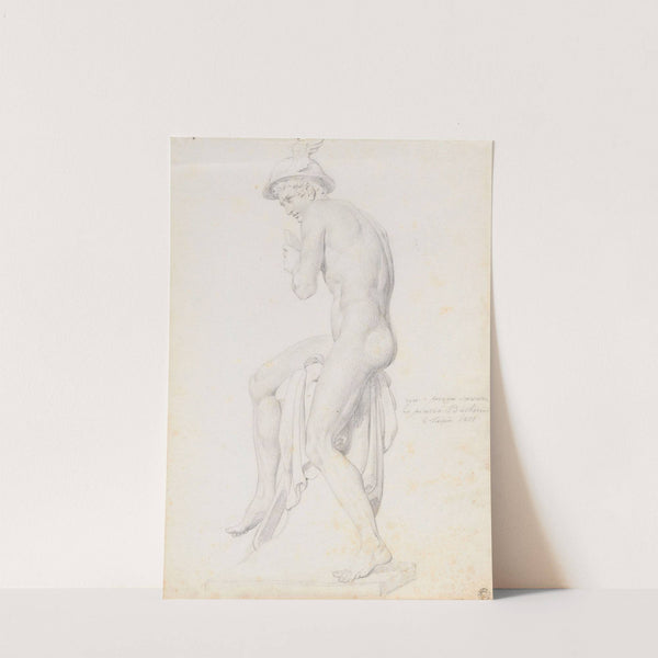 Mercury lulling Argus to sleep with his music in order to kill him (1831) by Rafał Hadziewicz