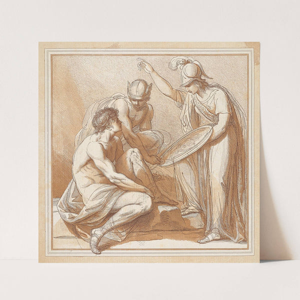 Mercury, Minerva, And Paris (1787) by Giovanni Battista Cipriani