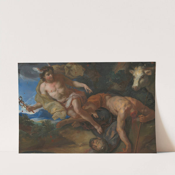 Mercury rescues the disguised Io after beheading Argus by Johann Michael Rottmayr