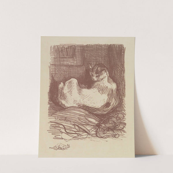 Mère chatte (1913) by Théophile Alexandre Steinlen