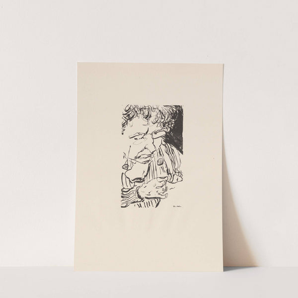 Mère de l’artiste cousant by Albert Marquet