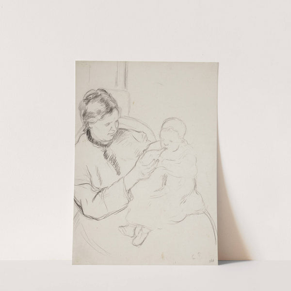 Mère et enfant (1878) by Camille Pissarro